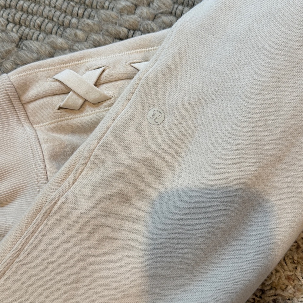 lululemon athletica Cream Joggers with Orange Tee - Picture 6 of 6